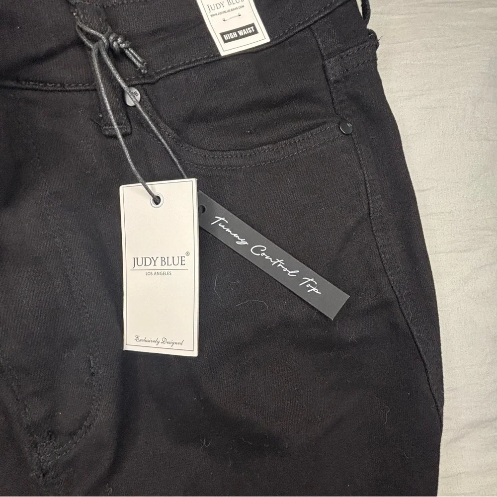 Judy Blue Jeans‎ Women’s 11/30 Black Hight Waist Skinny Fit Tummy Control Top